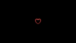 Neon Glitch Shapes - Infinite Hearts